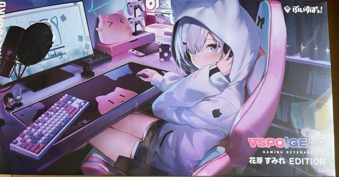 VSPO! GEAR ゲーミングキーボード 花芽すみれEdition 未開封】VSPO